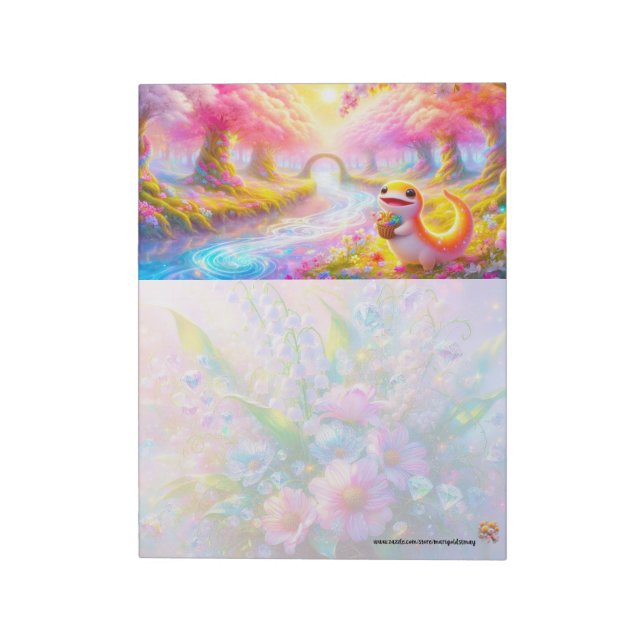 Sweet Salamander Notepad (Rotated)