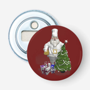 Sweet Santa Claus Chef Bottle Opener