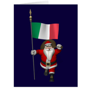 Sweet Santa Claus Loves Italy