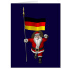 Sweet Santa Claus With Ensign Of Germany