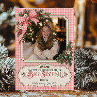 Sweet Santa’s Promoting Me to Big Sister Photo