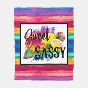 Sweet & Sassy Fleece Blanket