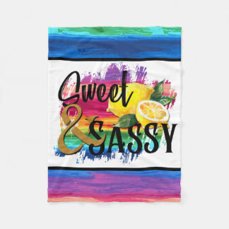 Sweet & Sassy Fleece Blanket