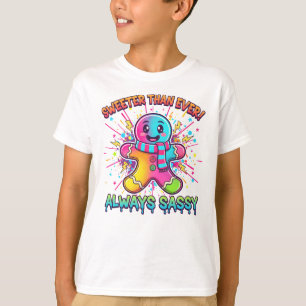 Sweet & Sassy Gingerbread Kids T-Shirt