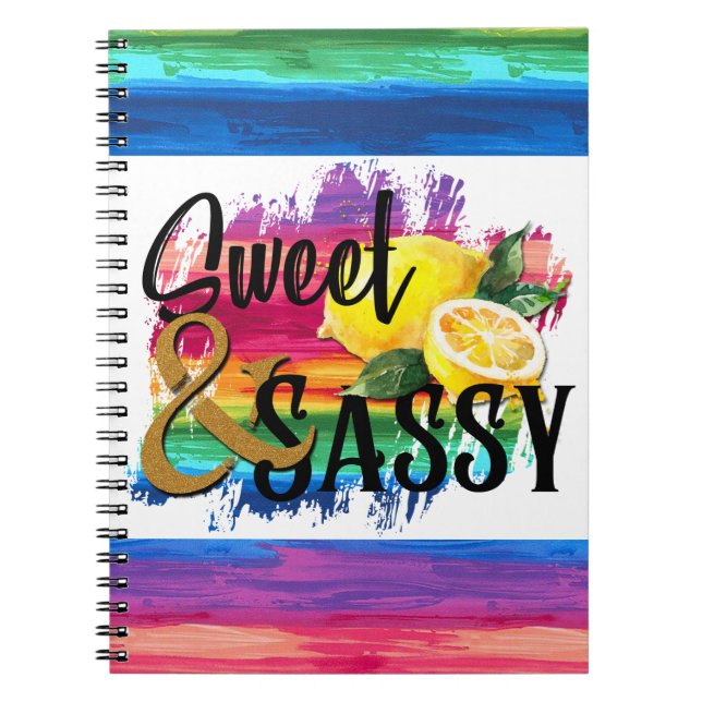 Sweet & Sassy Notebook (Front)