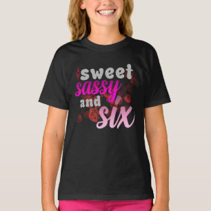 Sweet Sassy Six – Age Six Premium Tee