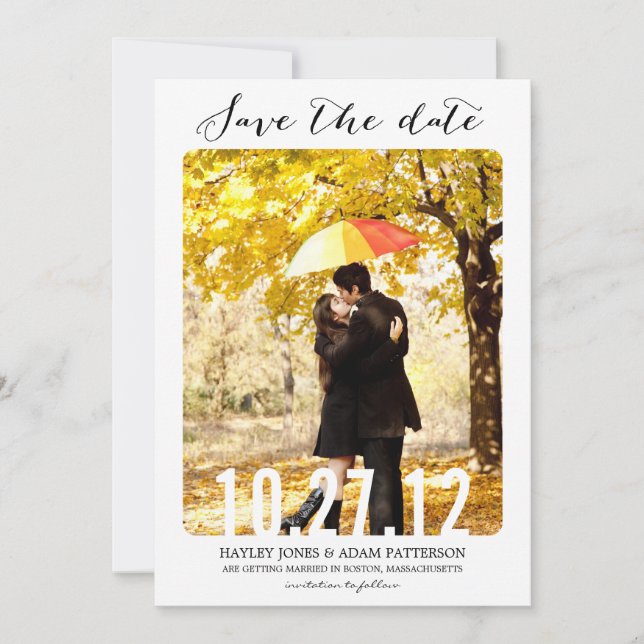 SWEET Save The Date Cards (Front)