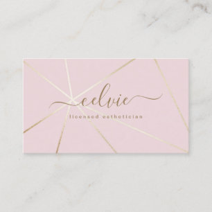 Sweet Savvy Chic Elegant Minimalist Business Card