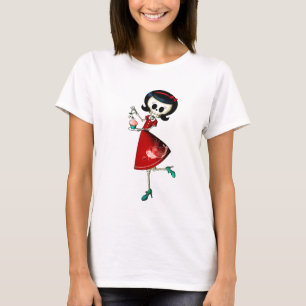 Sweet & Scary Skeleton Girl T-Shirt