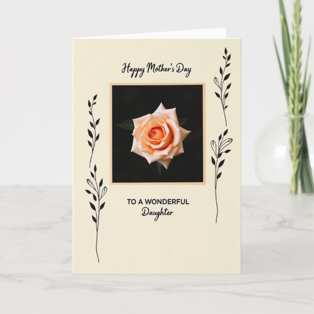 Sweet Script Mothers Day Card (Front)