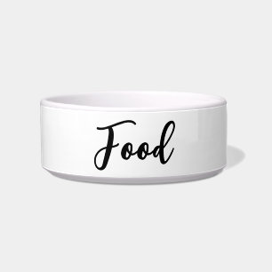 Sweet script pet feed bowl