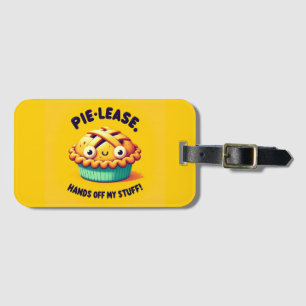 Sweet Security - Pie-Themed Luggage Tag