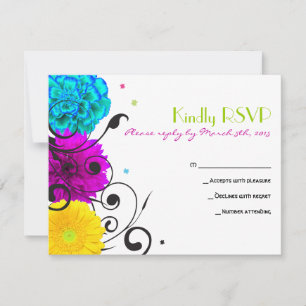 SWEET SENCES Bat Mitzvah Reply Card