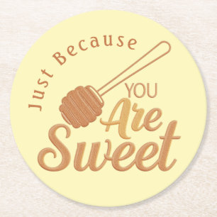 Sweet Sentiment Coaster for Rustic Guests