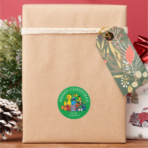 Sweet Sesame Street   Merry Christmas Gift Tag