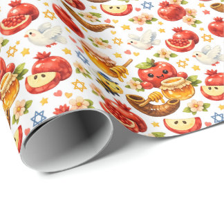 Sweet Shana Tova Wrap Wrapping Paper