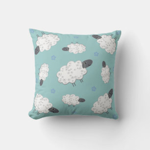 Sweet Sheep Throw Pillow for Kids