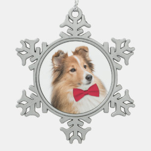 Sweet Sheltie Christmas Ornament