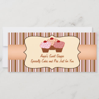 Sweet Shoppe Cupcake Business Gift Certificate