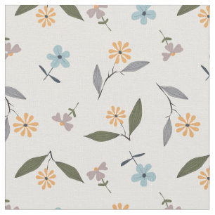 Sweet Simple Little Flowers Fabric