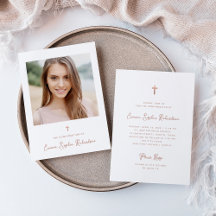Sweet Simple Photo | Rose Gold Cross Confirmation
