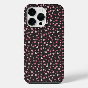Sweet Simple Pink Tulip Pattern - All direction iPhone 14 Pro Max Case
