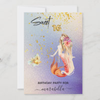 *~* SWEET SIXTEEN 16 Ombre Mermaid Birthday Party 