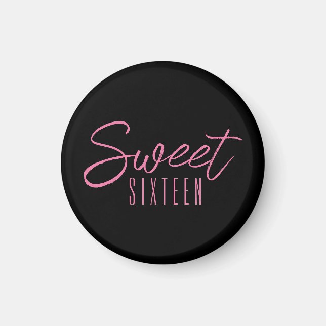 Sweet Sixteen 16th birthday party Magnet (Front)