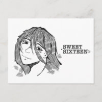 Sweet sixteen anime manga kaart
