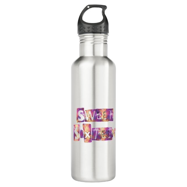 Sweet Sixteen Art Print 710 Ml Water Bottle (Front)