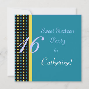 sweet sixteen birthday invitation