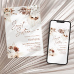 Sweet Sixteen Birthday Invitation 16TH Birthday<br><div class="desc">Boho Birthday invitations are the perfect way to announce your birthday to your guests. Each birthday invitation features intricate floral designs and beautiful typography in neutral colours, including terracotta, beige, and earthy tones. Printed on high-quality cardstock, they will surely impress your guests and set the tone for your special day....</div>