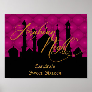 Sweet Sixteen Birthday Party Poster