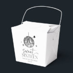 Sweet Sixteen Disco Ball 16th Birthday Party Favour Box<br><div class="desc">These are Sweet Sixteen Silver Disco Ball 16th Birthday Party Favour Boxes!</div>