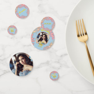 Sweet Sixteen Fairytale Princess Photo Confetti