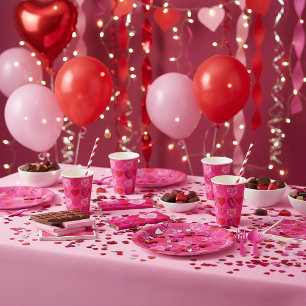 Sweet Sixteen Hearts & Love Drink Coasters