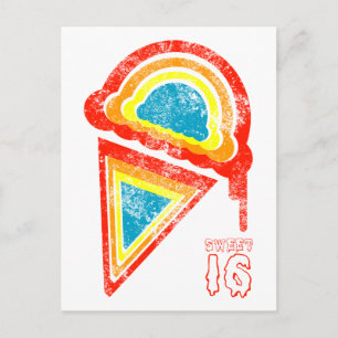 sweet sixteen ice cream dripz postcard