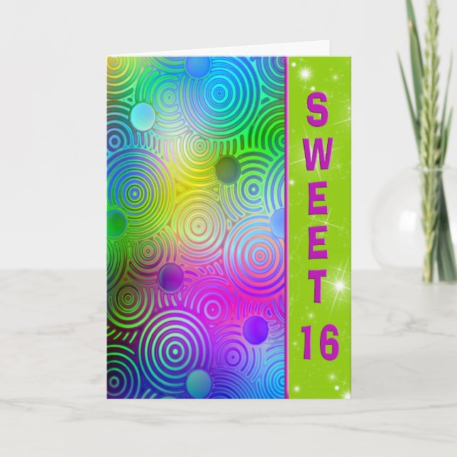 Sweet Sixteen Invitation (Front)