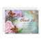 Sweet Sixteen Invitation butterflies and flowers