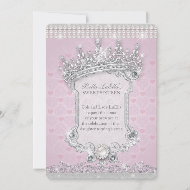 Sweet Sixteen Invitations, Mis Quince Anos Invitation (Front)