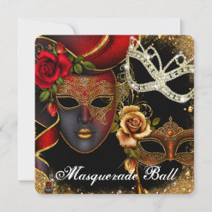 Sweet Sixteen, Masquerade Ball, Invitation