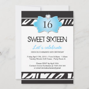 Sweet Sixteen Party Invitation