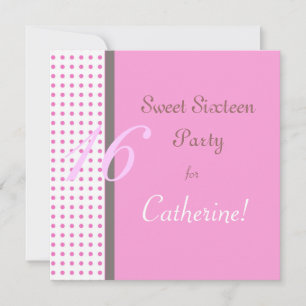 sweet sixteen party invitation. invitation
