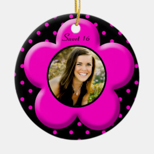 Sweet Sixteen Photo Ornament Keepsake