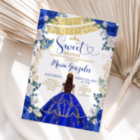 Sweet Sixteen Royal Blue Butterfly Birthday Party