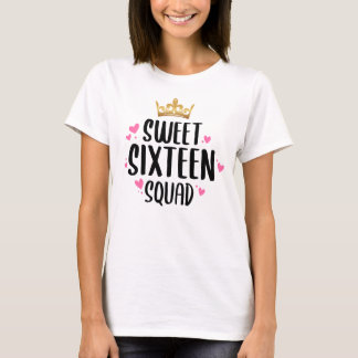 Sweet Sixteen Squad, 16th Birthday Shirt