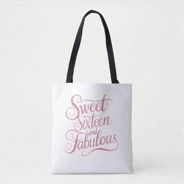 Sweet sixteen tote bag (Front)