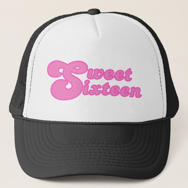 Sweet Sixteen Trucker Hat (Front)