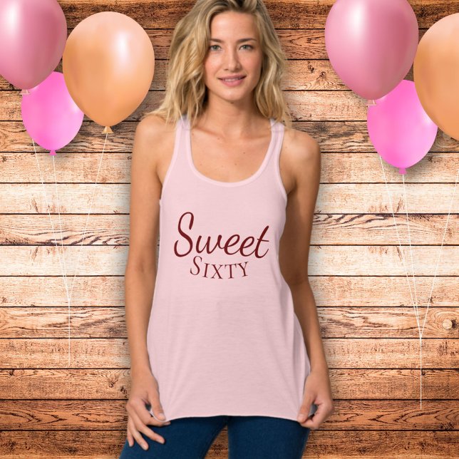 Sweet Sixty 60th Birthday  Singlet (Creator Uploaded)