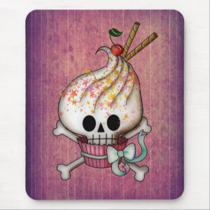 Sweet Skull Cupcake Mouse Pad